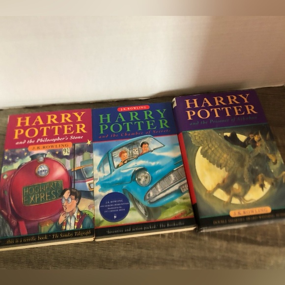 Vtg Harry Potter Books 1-3 - Picture 2 of 9